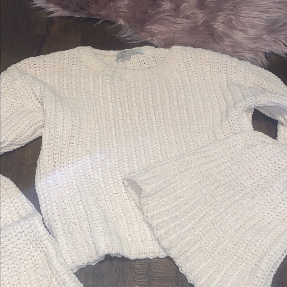 Cream sweater
